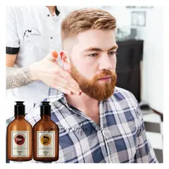 SKALA - Set shampoo y locion para el cuidado y manejo d cabello barba y bigote