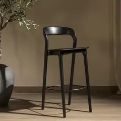 FORASTERO - Taburete Carpino Negro