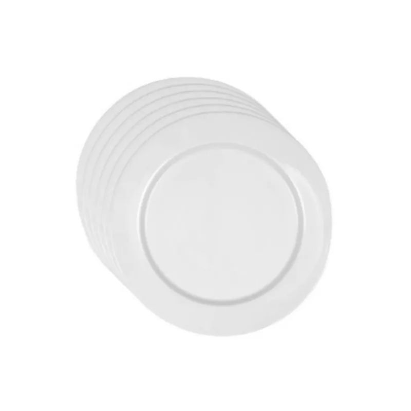 WOLFEN - Set 12 Platos Pan 15 cm Porcelana Profesional