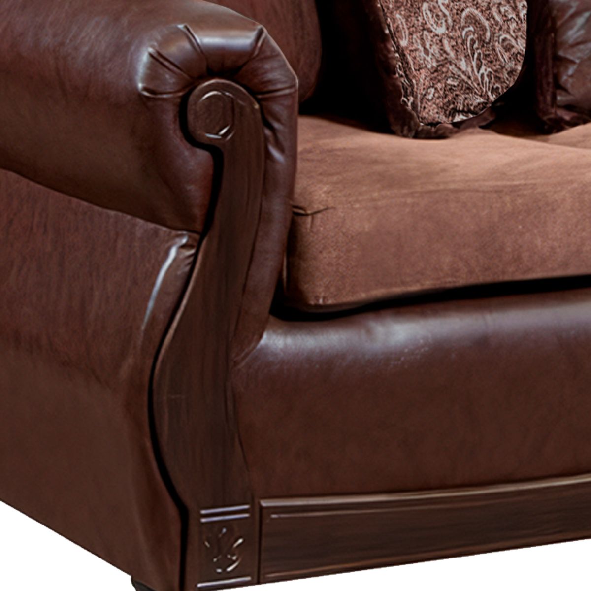 ADONIS LEUDH - Living 2+1+1 Gran Columbia Mixto IF Café Oscuro Extra Grande