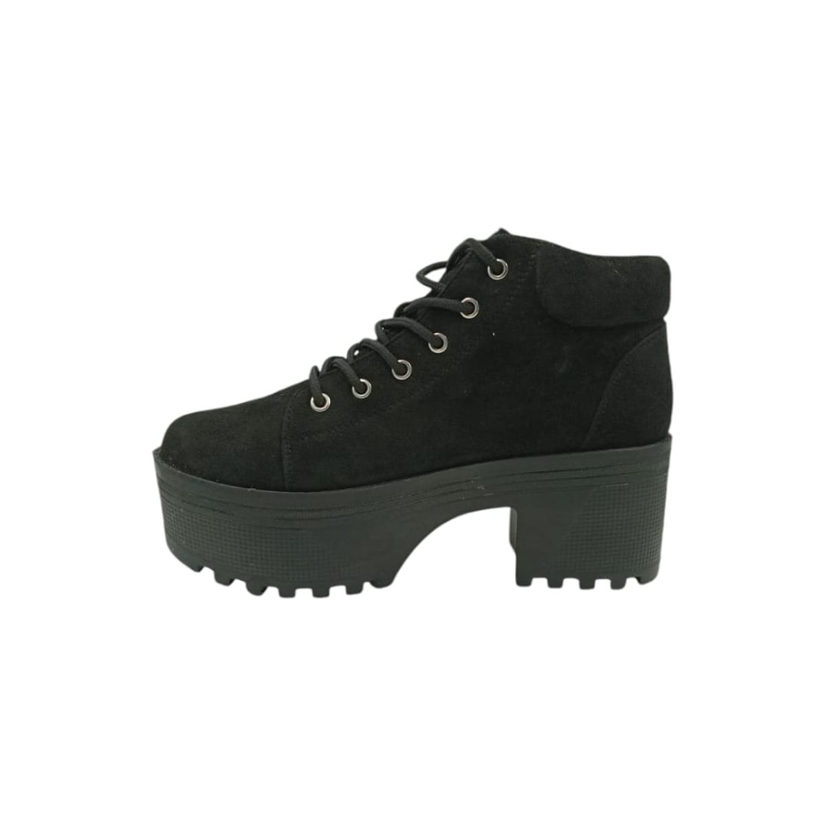 HERIEL - Botín Negro Plataforma Mujer