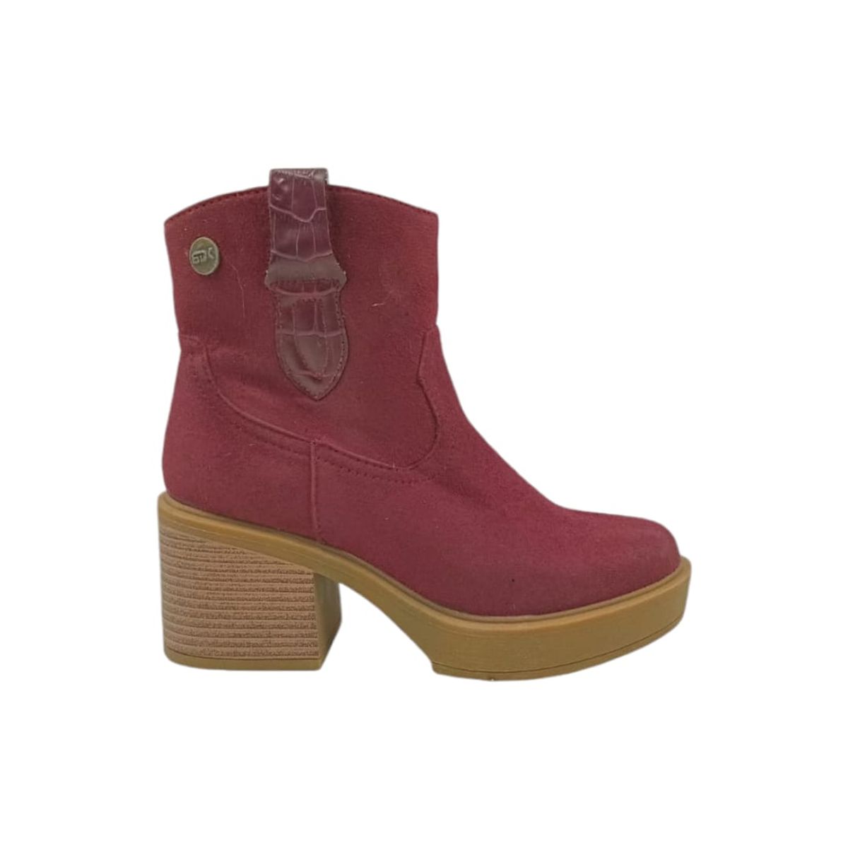 HERIEL - Botín Burdeos Taco Mujer