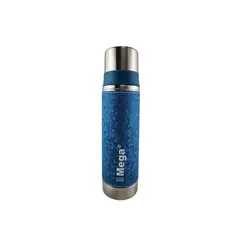 MEGA - Termo 470 ml Acero Inoxidable Bebidas Té Café Azul