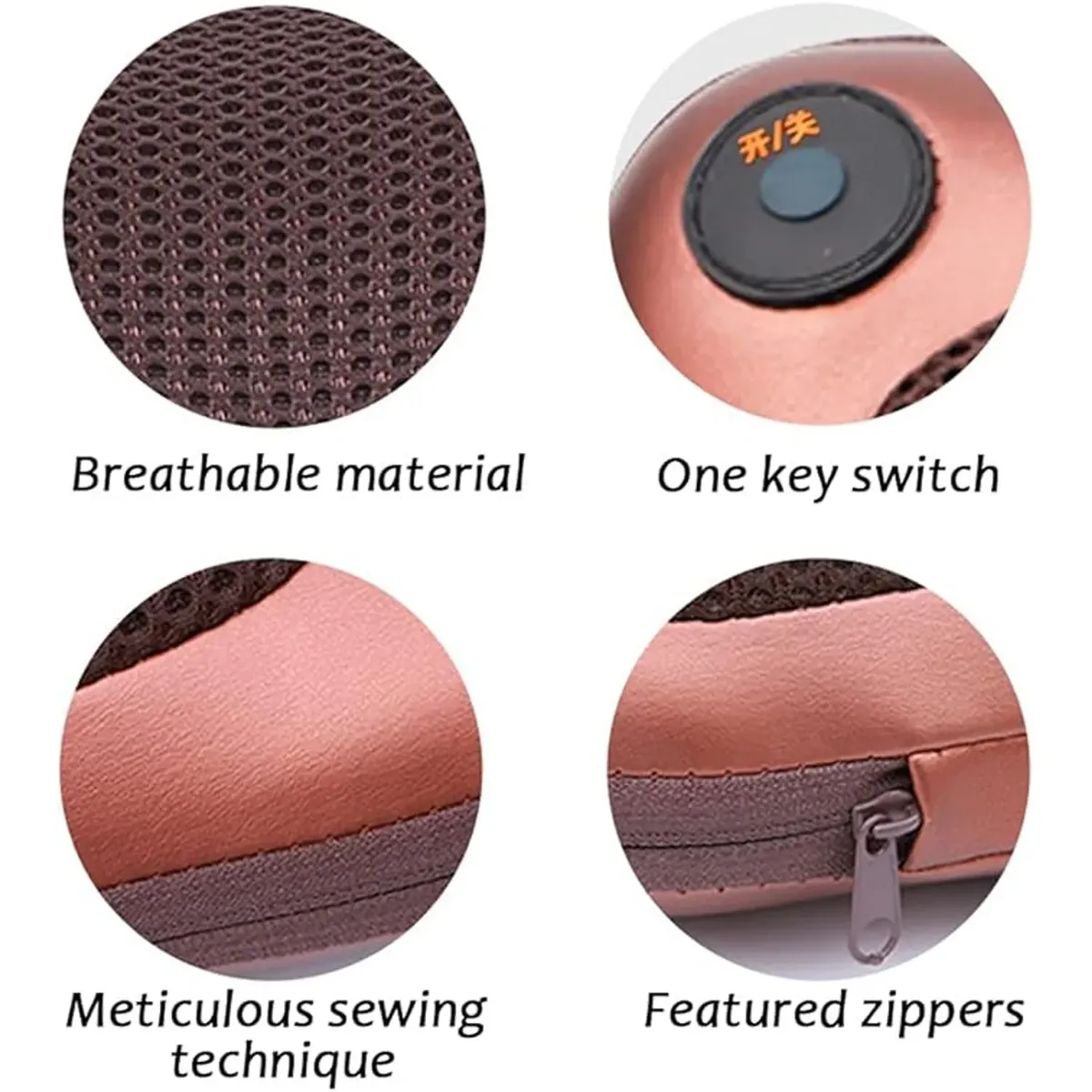 MOVI - COJIN MASAJEADOR PARA  AUTO Y CASA