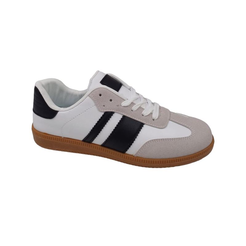 HERIEL - Zapatilla Blanca Baja Hombre.