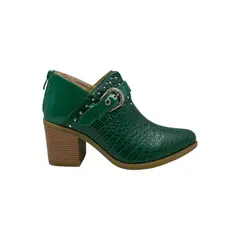 HERIEL - Botín Verde Taco Mujer
