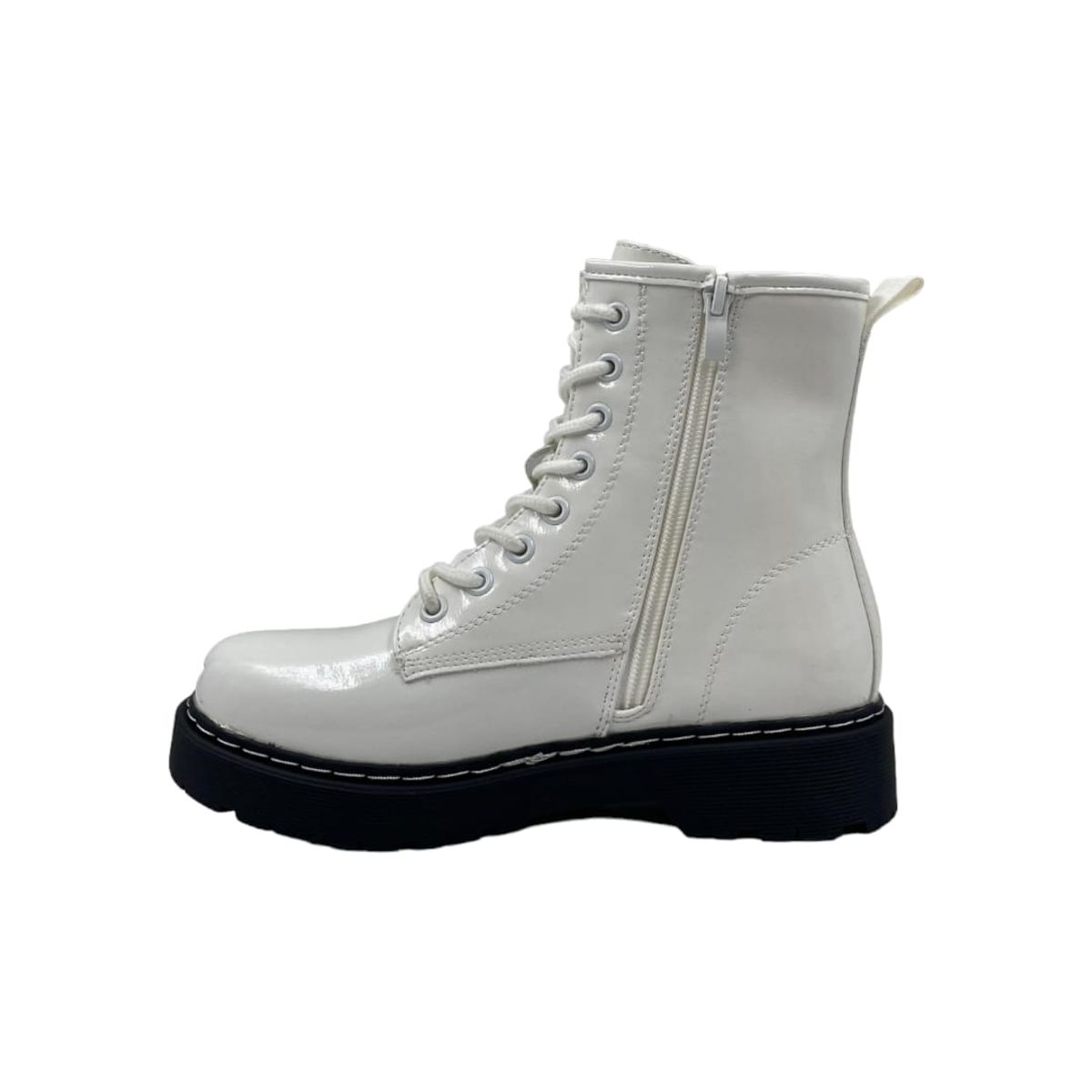 HERIEL - Botín Blanco Plataforma Mujer