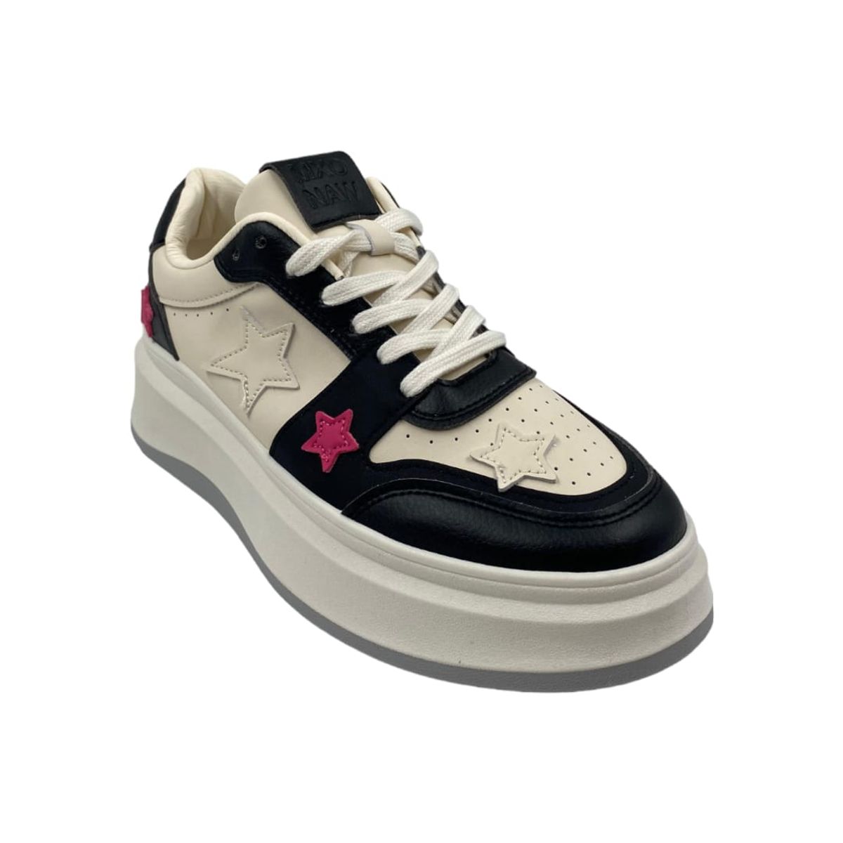 HERIEL - Zapatilla Negra Plataforma Mujer