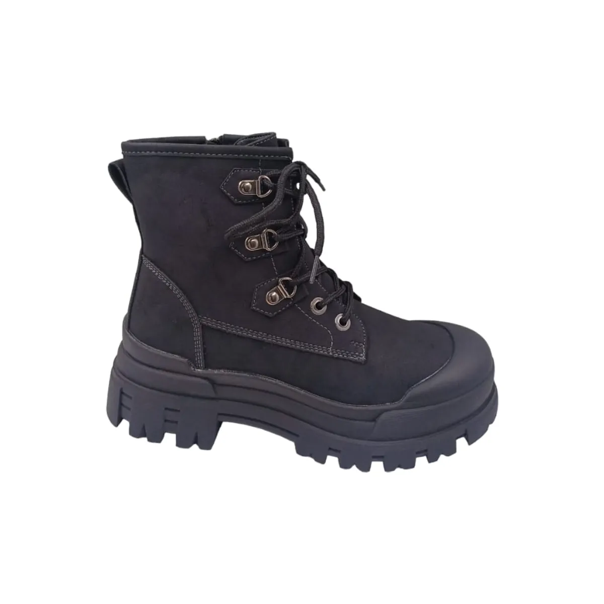 HERIEL - Botín Negro Plataforma Mujer