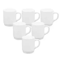 ARCOROC - Set 12 Mugs 290 cc Restaurante Francés
