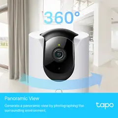 TP LINK - Camara De Seguridad Tp-link Tapo C225 Vision Nocturna 360° 2k Color Blanco