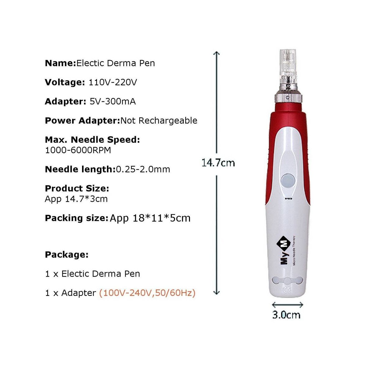 MOVI - DERMAPEN MICRO AGUJAS TERAPIA FACIAL