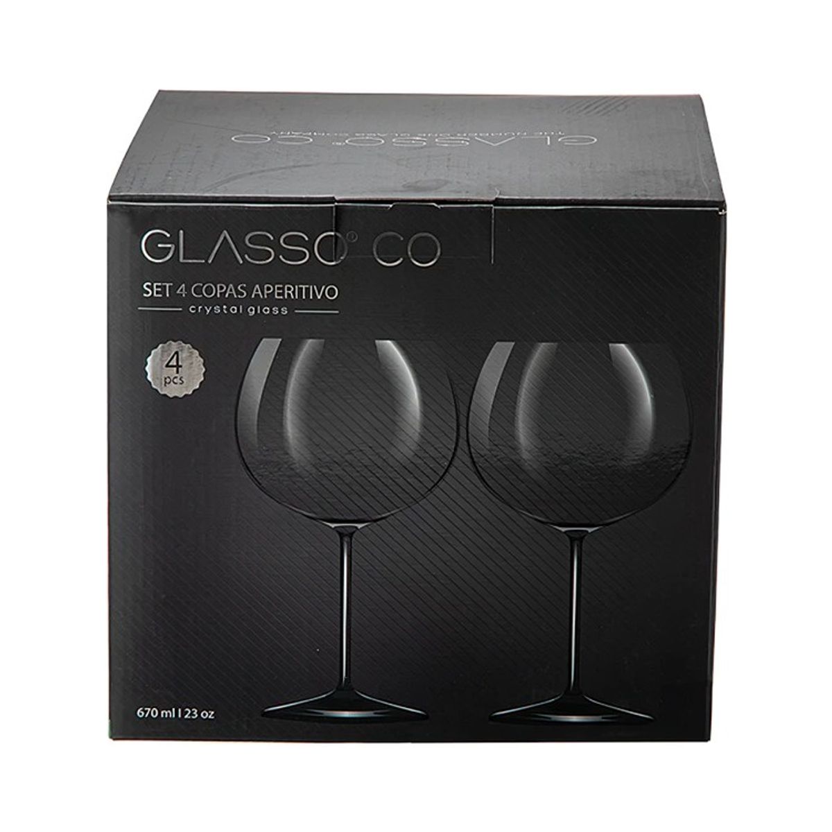 GLASSO - SET 4 COPAS APERITIVO GLASSO