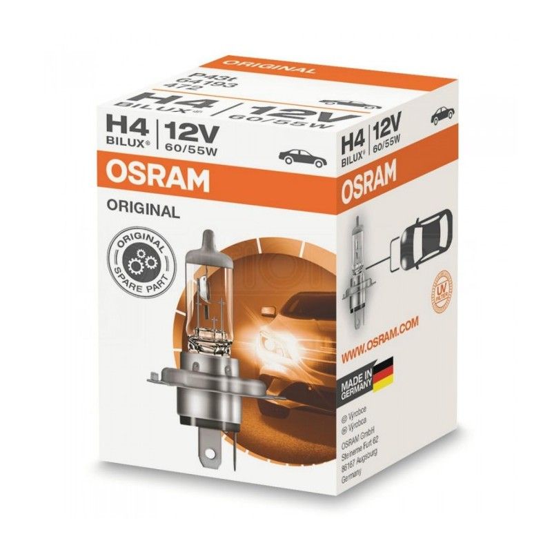 OSRAM LEDVANCE - Ampolleta H4 12V 60-55W Base P43T OSRAM.