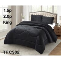 Cobertor de invierno PLUSH con CHIPORRO KING Color Negro