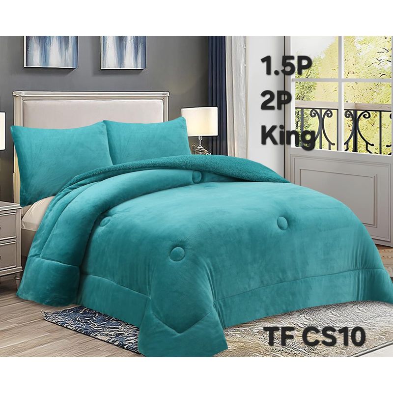 GENERICO - Cobertor de invierno PLUSH con CHIPORRO KING Color Turquesa