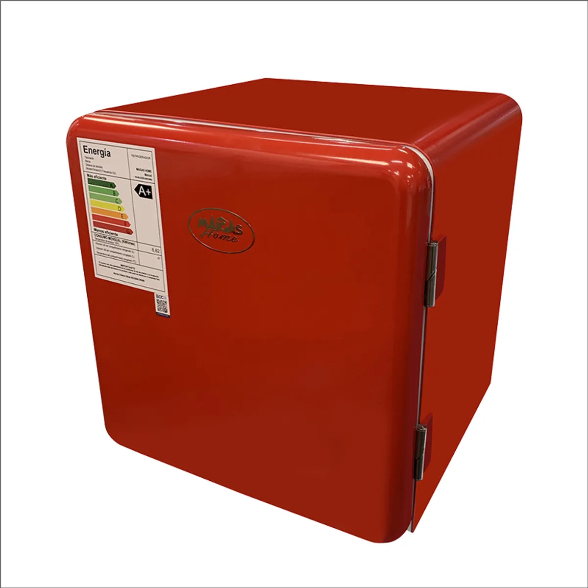 MAIGAS - Frigobar Retro Rojo 47 Lts Maigas Oficial