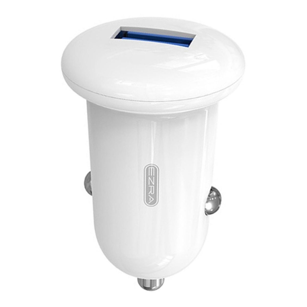 GENERICO - Cargador De Teléfono Blanco Para Auto Usb 3.0 Entrada Simple.