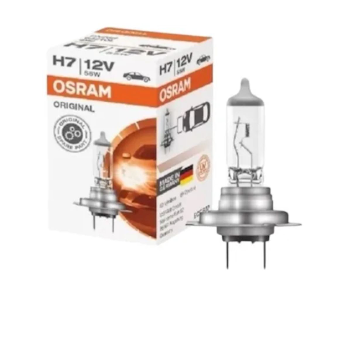 OSRAM LEDVANCE - Ampolleta H7 12V 55W Base PX26D OSRAM