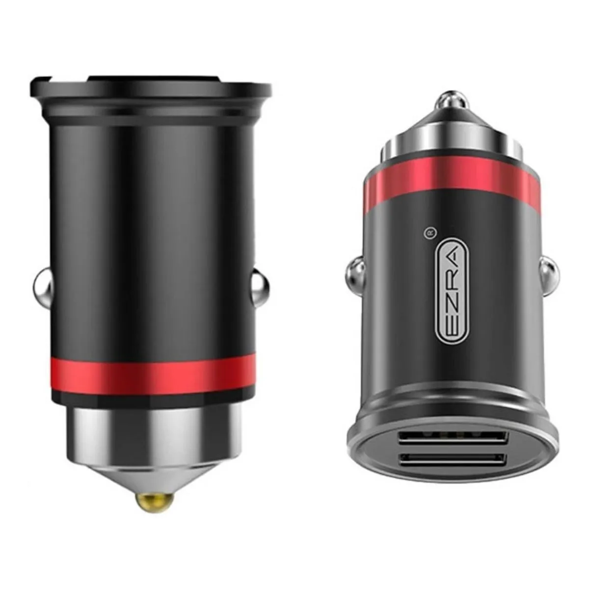 EZRA - Cargador De Teléfono Para Auto Doble Entrada Carga Rápida