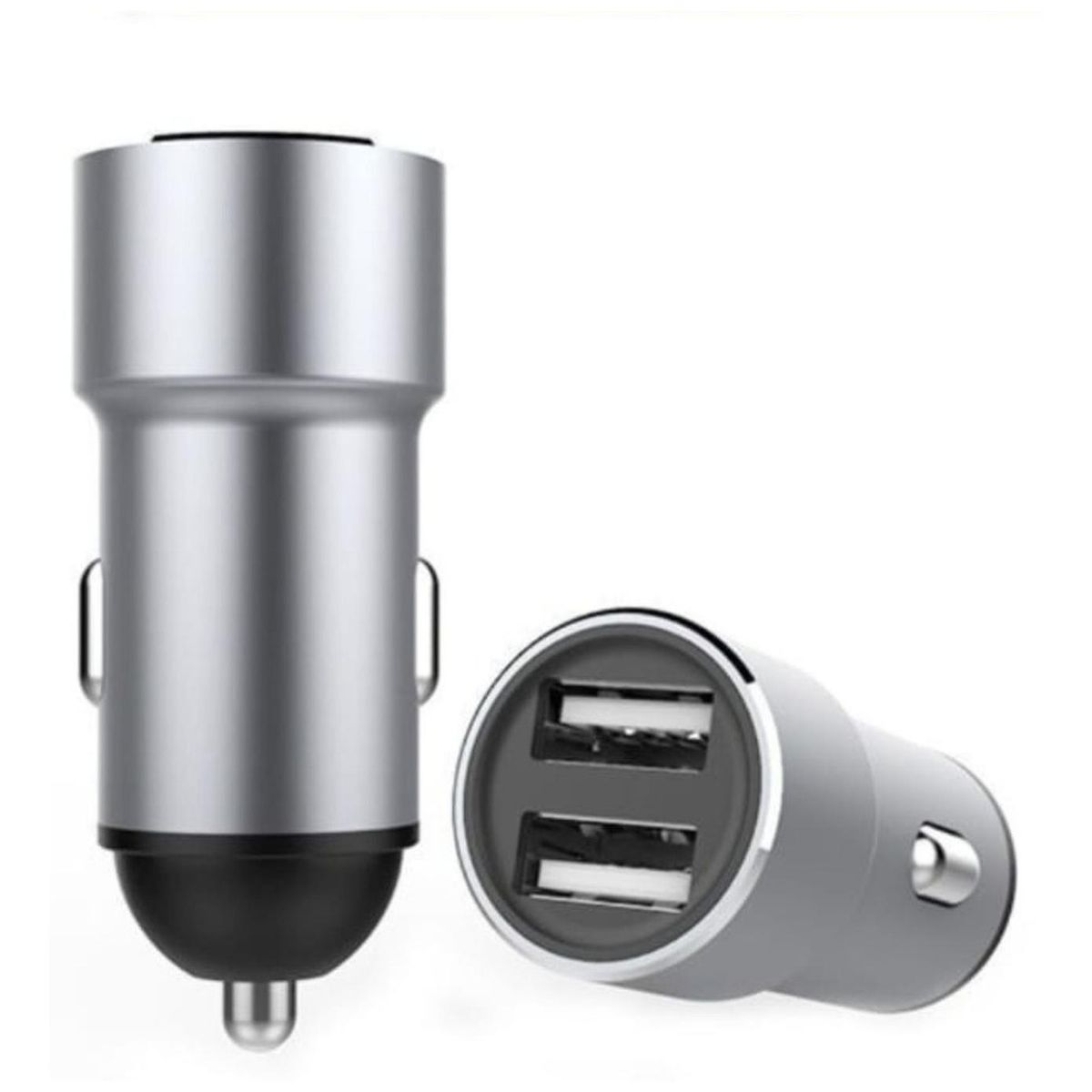 EZRA - Cargador De Teléfono Para Auto Carga Rápida Plateado