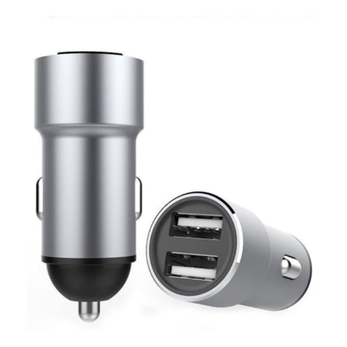 EZRA - Cargador De Teléfono Para Auto Carga Rápida Plateado