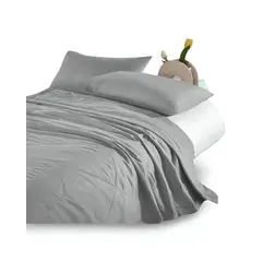 GENERICO - CUBRECAMA EXTRA DELGADO GRIS 2 PLAZA 220X240