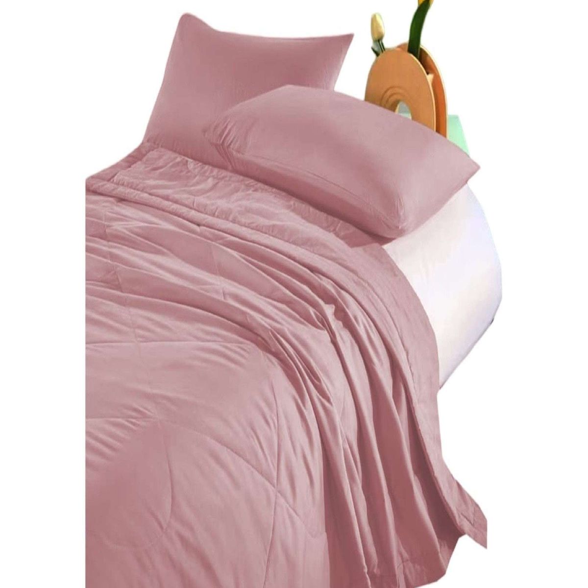 GENERICO - CUBRECAMA  EXTRA DELGADO ROSA KING 220X240