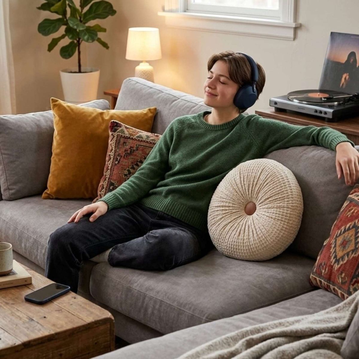 GENERICO - Cojines Redondo Plisado Terciopelo Acento Elegante Para Sofá pack de 4