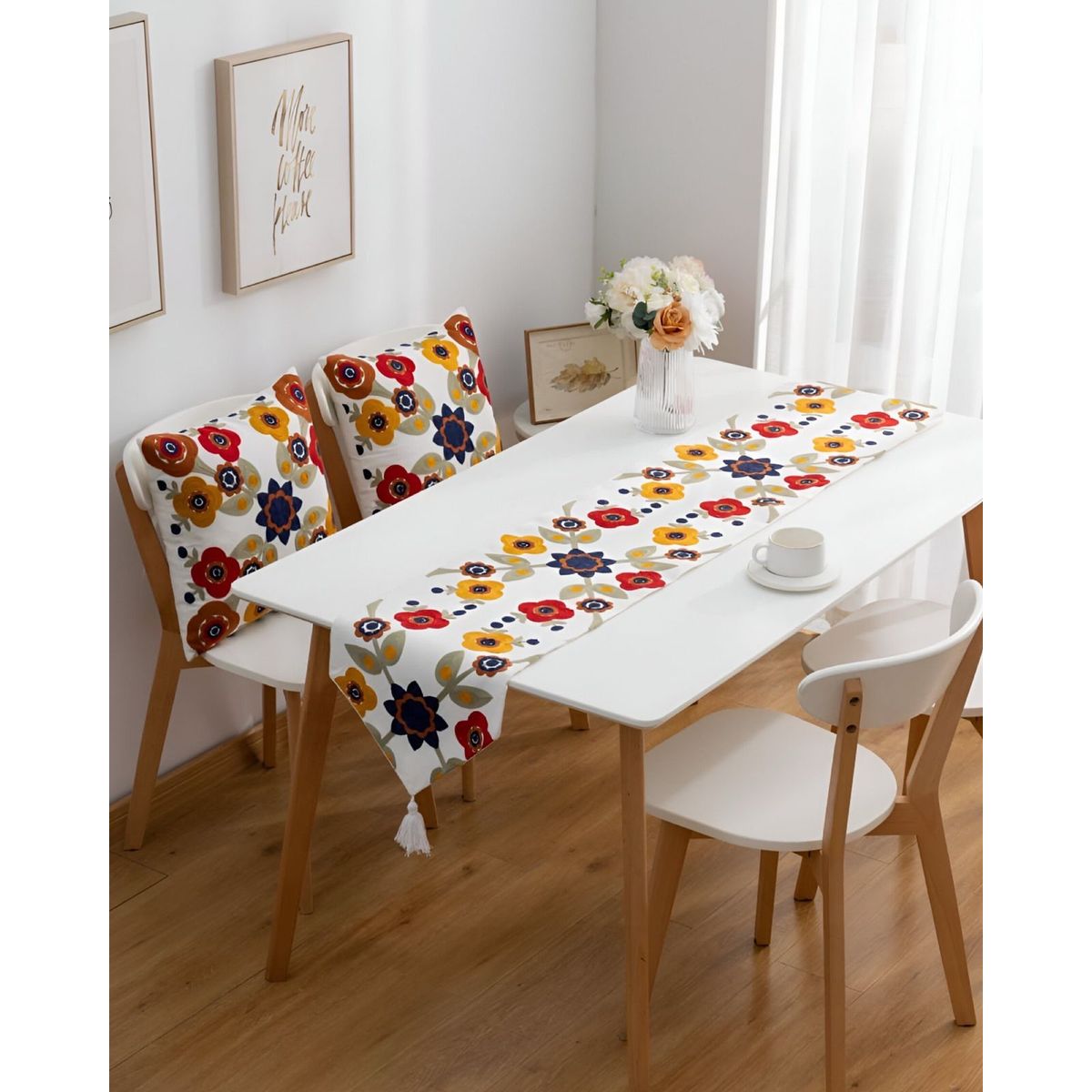 GENERICO - CAMINO DE MESA MAS 2 FUNDAS DE COJINES