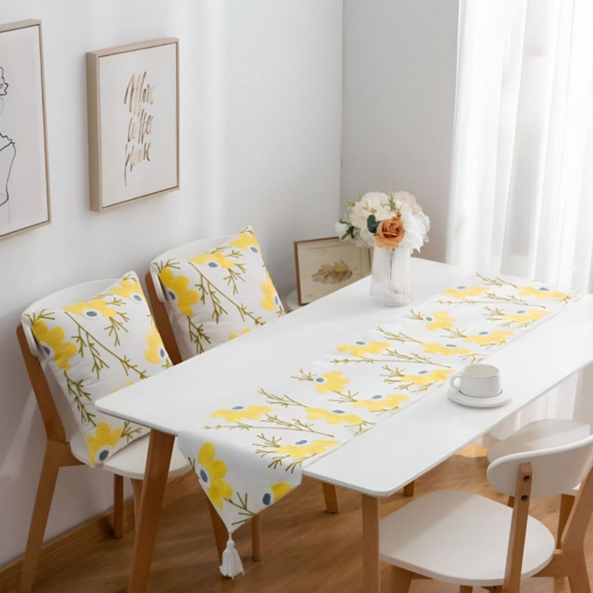 GENERICO - CAMINO DE MESA MAS 2 FUNDAS DE COJINES