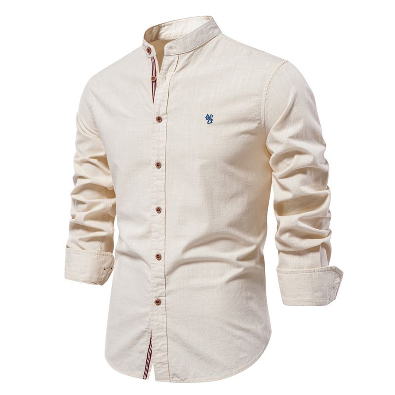 BLWOENS - Polera de manga larga para hombres - Beige