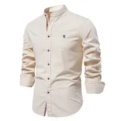 BLWOENS - Polera de manga larga para hombres - Beige