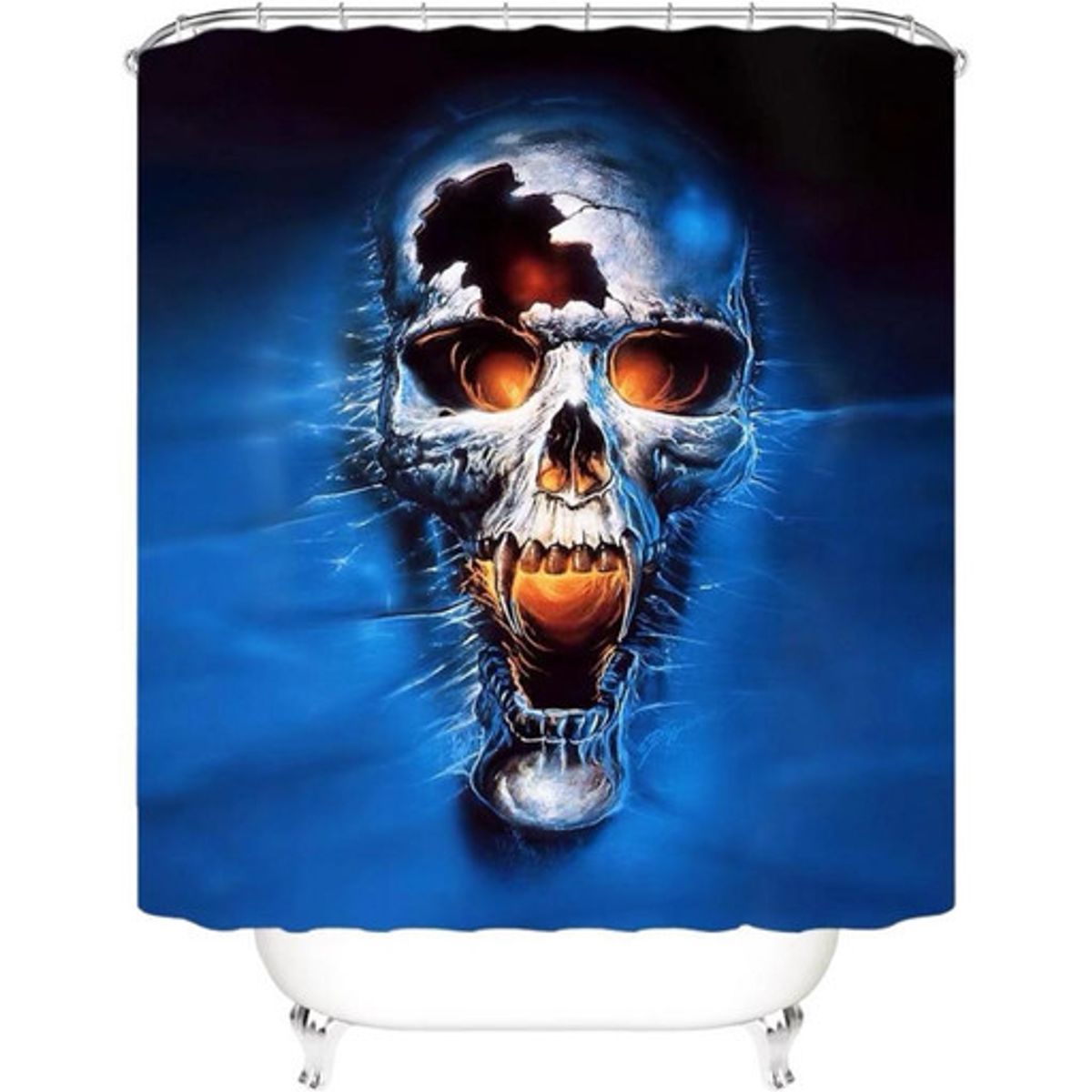 GENERICO - CORTINA DE BAÑO MAS FORRO DE DUCHA IMPERMEABLE