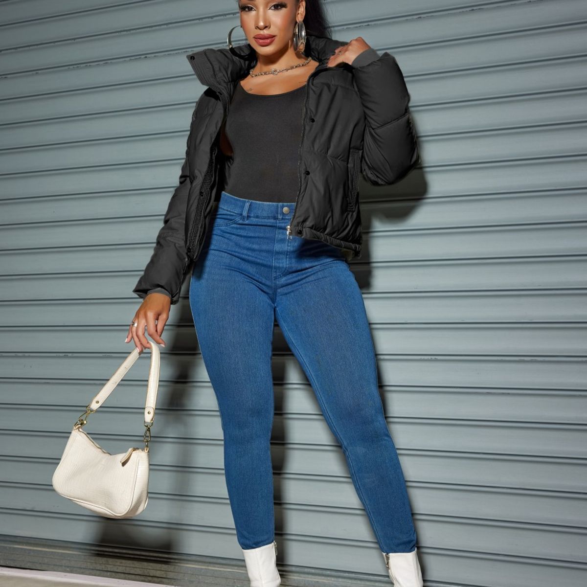 BLWOENS - Chaqueta Mujer - Negro