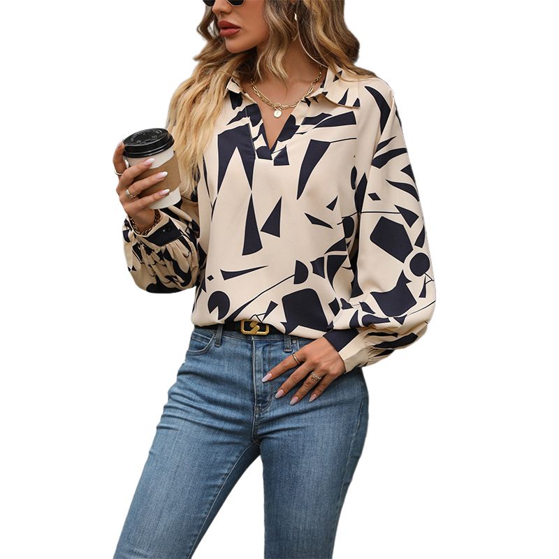 BLWOENS - Polera Manga Larga Mujer - Beige