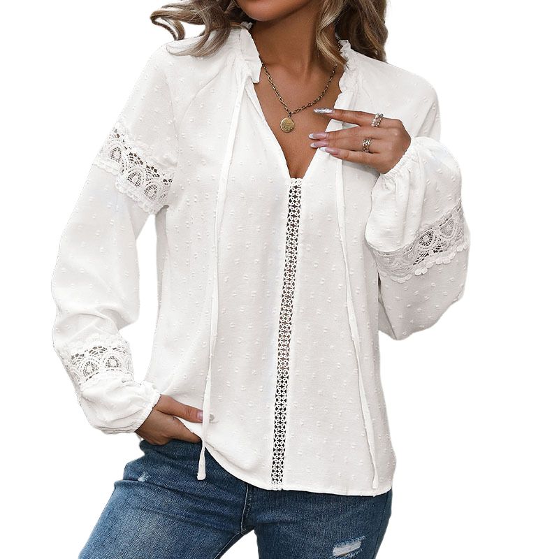 BLWOENS - Polera Manga Larga Mujer - Blanco