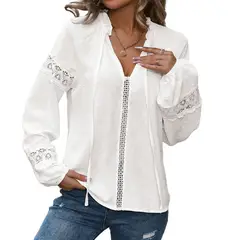 BLWOENS - Polera Manga Larga Mujer - Blanco
