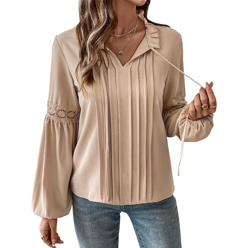 BLWOENS - Polera Manga Larga Mujer - Beige