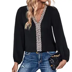 BLWOENS - Polera Manga Larga Mujer - Negro