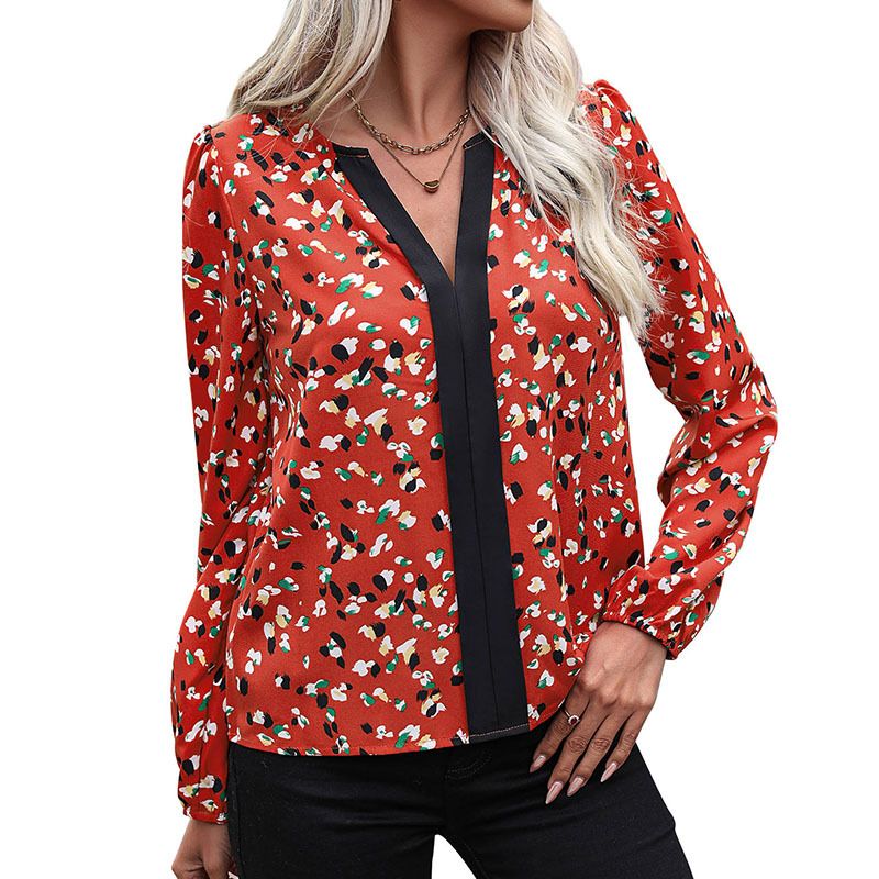 BLWOENS - Polera Manga Larga Mujer - Rojo