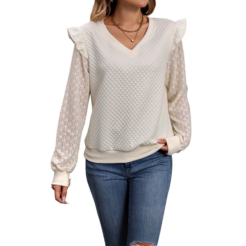 BLWOENS - Polera Manga Larga Mujer - Blanco