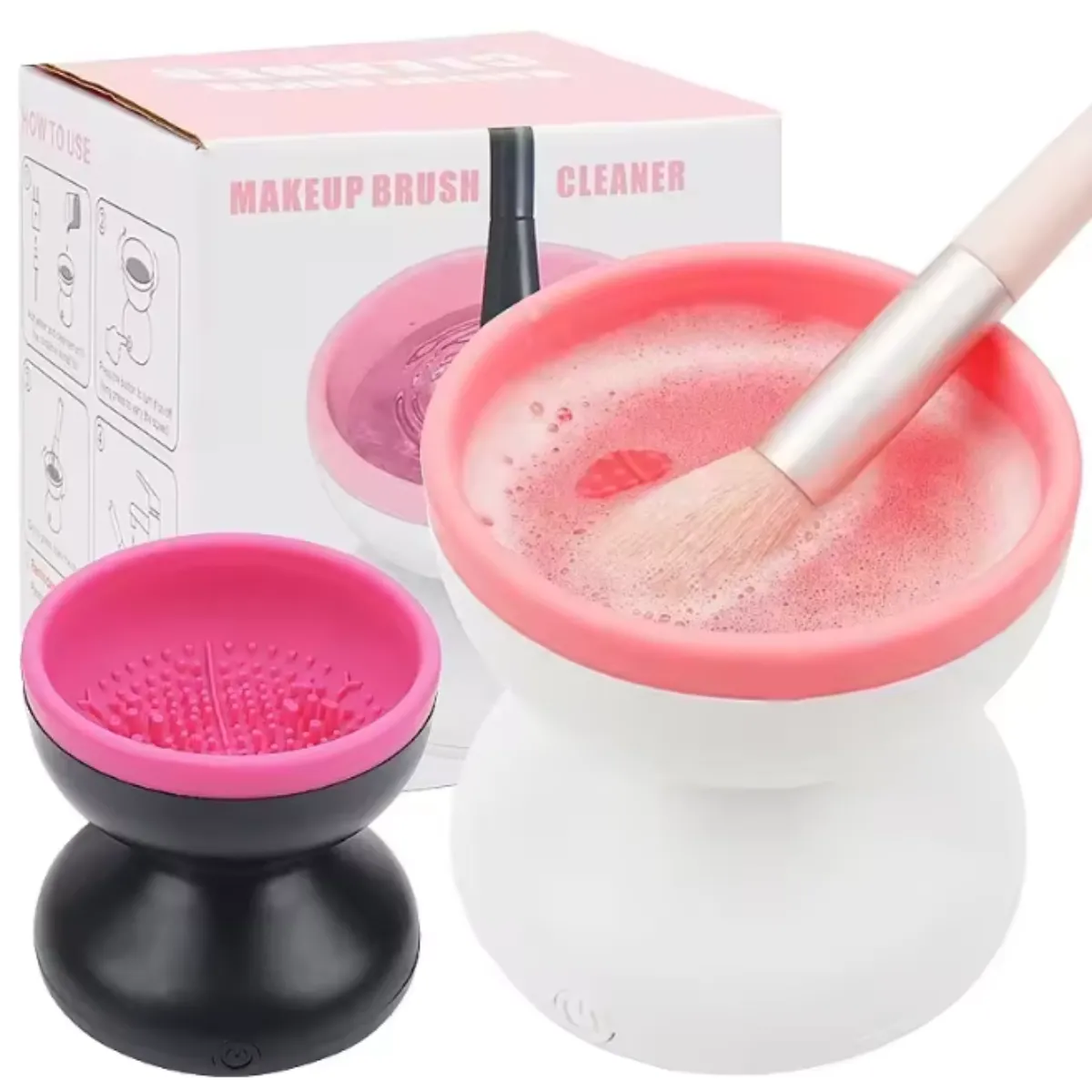 GENERICO - Limpiando Automático de Brochas Maquillaje