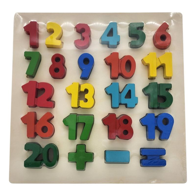 GENERICO - Puzzle Juego De Madera Numeros Juguete Educativo