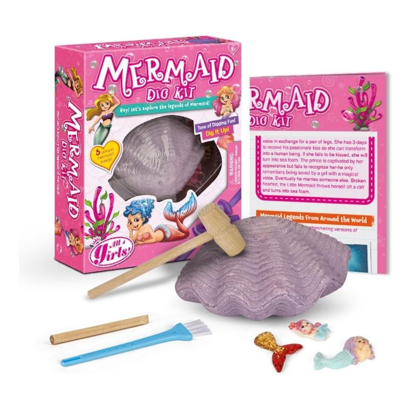 GENERICO - Kit De Excavación Sirena Juguete Didáctico Educativo