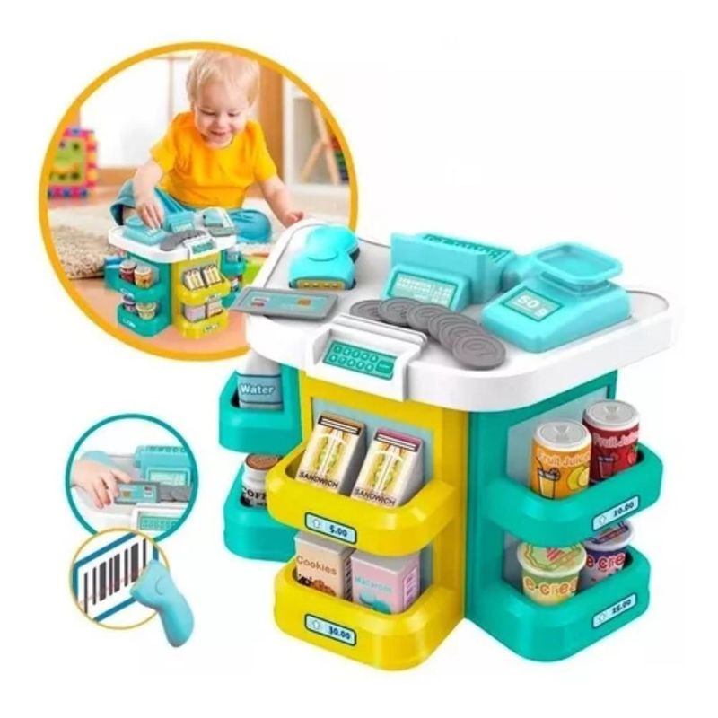 FLIPEREX - Set Juguete Supermercado Niño 31 Piezas