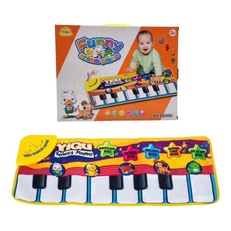 FLIPEREX - Alfombra Musical Piano Animal Para Bebe Juega Y Aprende