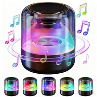 Parlante Bluetooth Portátil con Luces LED Sonido 360°