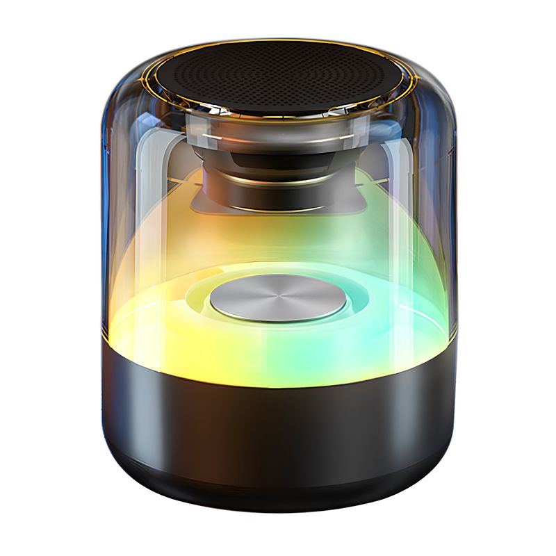 VIDITA - Parlante Bluetooth Portátil con Luces LED Sonido 360°