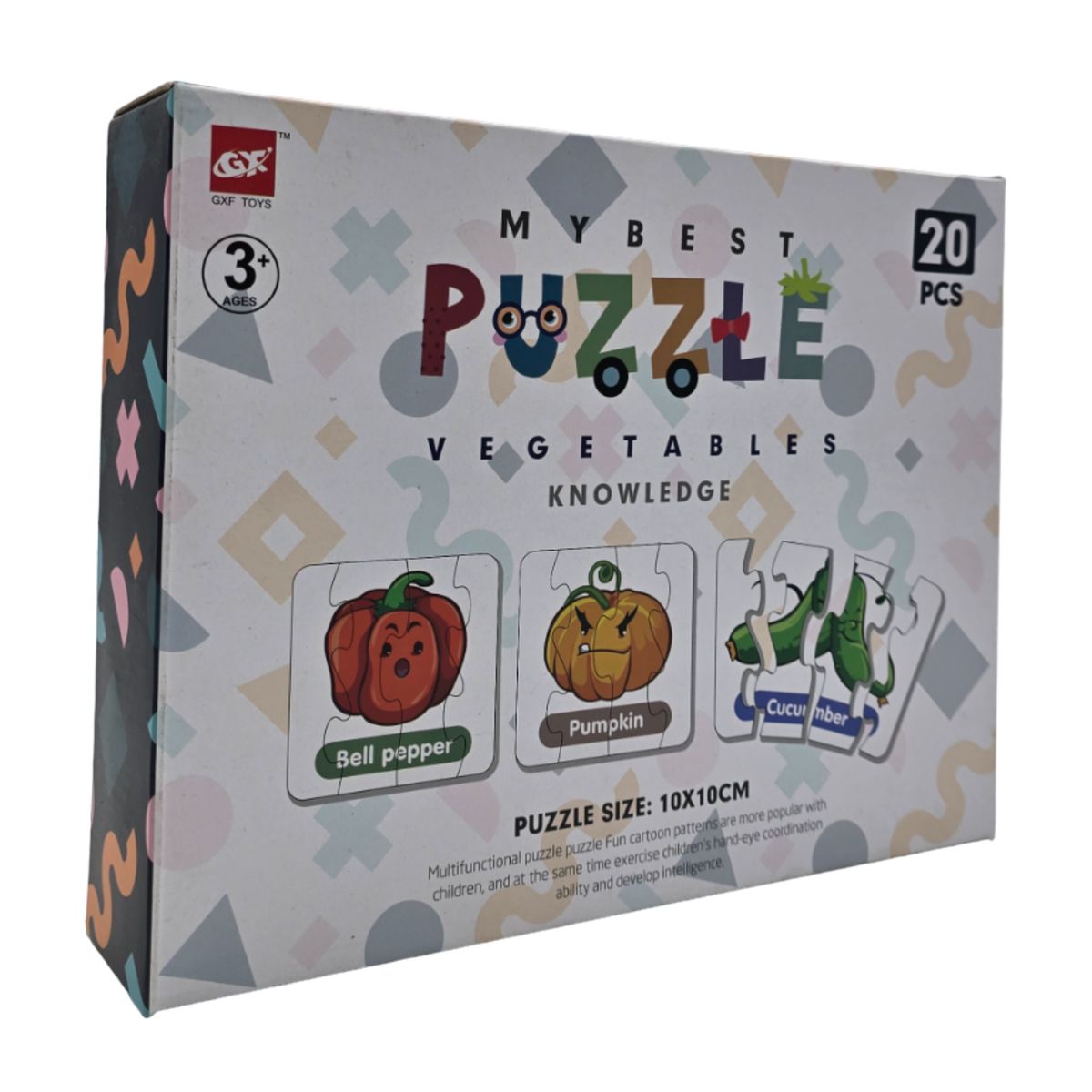 FLIPEREX - Puzzle Rompe Cabezas Didactico Educativo Para Niños 20 Pcs
